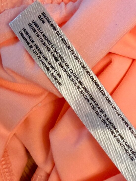 ☀️ Free People FP Movement Tempo Flow Shorts - Pastel Peach - Size Large - Picture 8 of 9